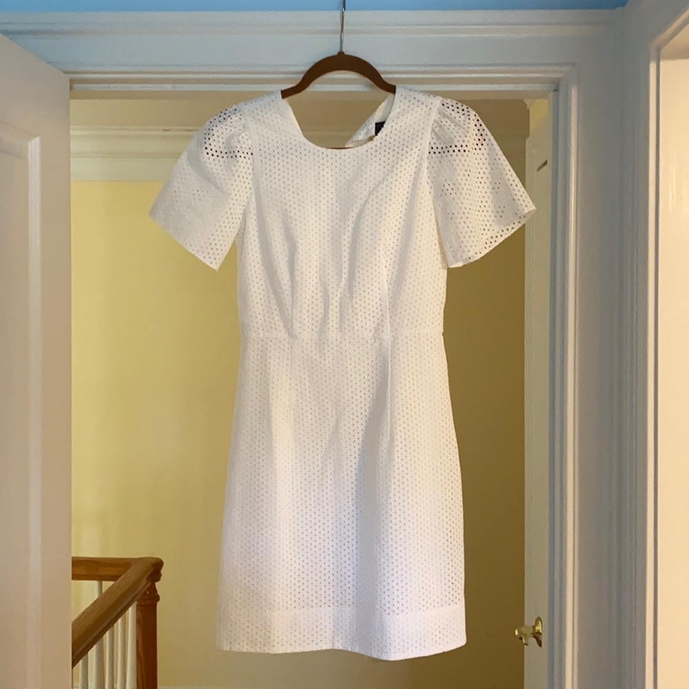 J. Crew white eyelet dress